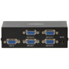 Розгалужувач Splitter 1x4 150MHz 1600x1280 каскадний підсилювач відеосигналу D-Sub 15-pin професійний Delta VGA-SP-1/4