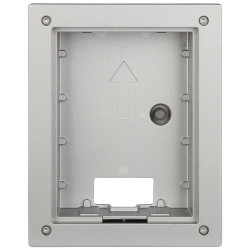 Dahua VTO2202F-P VTO2202F-P-S2用埋込ボックス アルミニウム製 シルバー CCTVアクセサリー DAHUA VTM114