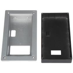 Podometno ohišje za video domofon aluminijasta montažna doza srebrna trpežna dodatna oprema VTO DAHUA VTM116-01