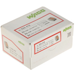 2선식 설치용 퀵 커넥터 레버형 50개 세트 범용 전기 단자대 Wago WAGO-222-412*P50