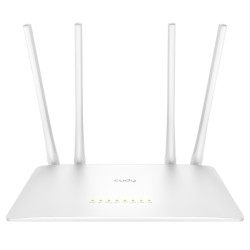 Roteador Wi-Fi 5 AC1200 Dual-Band 2.4GHz 5GHz 1200Mbps 4 Antenas WAN LAN AP WISP Range Extender Alcance Estável CUDY WR1200