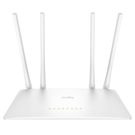 Wi-Fi 5 AC1200 Dual-Band Router 2.4GHz 5GHz 1200Mbps 4 Antennas WAN LAN AP WISP Range Extender Stable Coverage CUDY WR1200