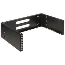 19 inch 3U RACK wall mount bracket 330mm depth steel black vertical horizontal mounting IT accessories STALFLEX WRH19-3U/4U-330B