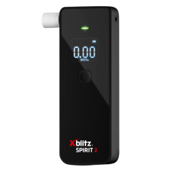 Elektronisk alkometer digital promilletester LED presis rask måling 5 munnstykker Xblitz XB-SPIRIT-2