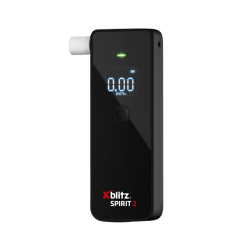 Alcooltest electronic digital tester de sobrietate LED măsurare precisă și rapidă 5 muștiucuri Xblitz XB-SPIRIT-2