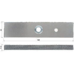 Elektromagnetische opbouwsluitplaat 180kg 12V DC Failsafe Toegangscontrole Deurbeveiliging Delta ZE-180-2