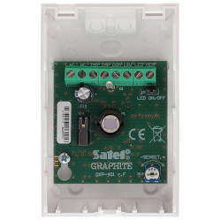 Digital passive infrared PIR indoor motion detector 18m range alarm memory wired alarm system SATEL GRAPHITE