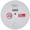 Czujka dymu papierosowego autonomiczna sensor dymu tytoniowego alarm dźwiękowy LED do biura szkoły szpitala EURA SD-20B8