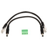 Gigabit PoE skirstytuvas 60W 12V DC maitinimo adapteris IEEE 802.3at/bt metalinis korpusas terminalas GTX SPT-POE/12V6A
