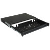 19インチ 1U 24ポート SCシンプレックス LCデュプレックス対応 スライド式光ファイバーパッチパネル ブラック STALFLEX TFSP-19-1U-24S-SC-B
