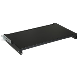 19英寸1U 24端口SC单工LC双工光纤配线架黑色机架式抽屉 STALFLEX TFSP-19-1U-24S-SC-B