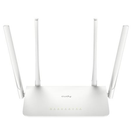 Wi-Fi 5 AC1200 千兆 WAN LAN 4 天线 VPN MU-MIMO 双频路由器 支持 App CUDY WR1300