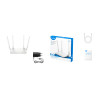 Wi-Fi 5 AC1200 Gigabit Router WAN LAN 4 Antennas VPN MU-MIMO Dual-Band App Support CUDY WR1300