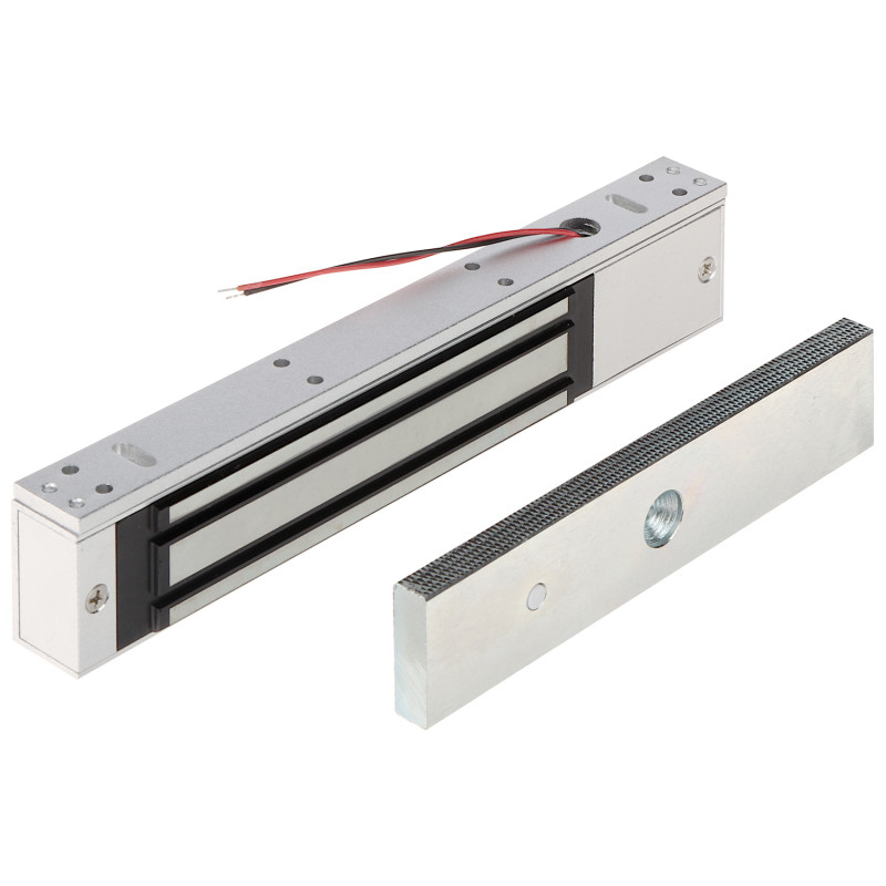 Overflatemontert enkel elektromagnetisk lås for dører og porter 280kg 12V 24V DC reversibel lås Delta ZE-280-2