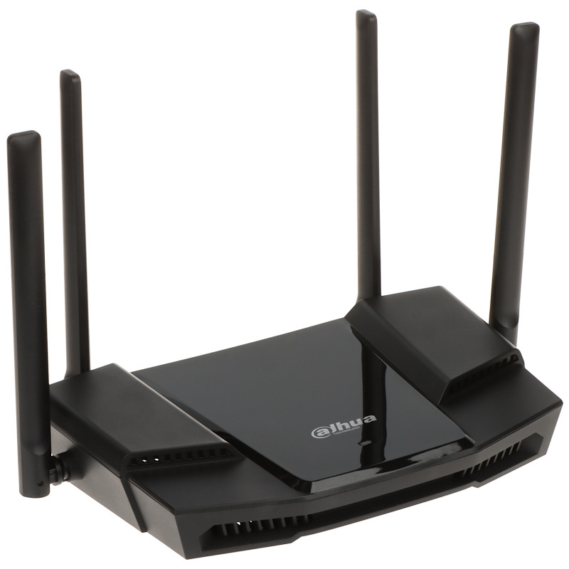 Wi-Fi 6 듀얼 밴드 라우터 2.4GHz 5GHz 1800Mbps 기가비트 WAN LAN 4 안테나 MU-MIMO WPA3 IPv6 VPN DAHUA AX18