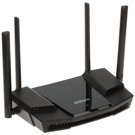 Wi-Fi 6 듀얼 밴드 라우터 2.4GHz 5GHz 1800Mbps 기가비트 WAN LAN 4 안테나 MU-MIMO WPA3 IPv6 VPN DAHUA AX18
