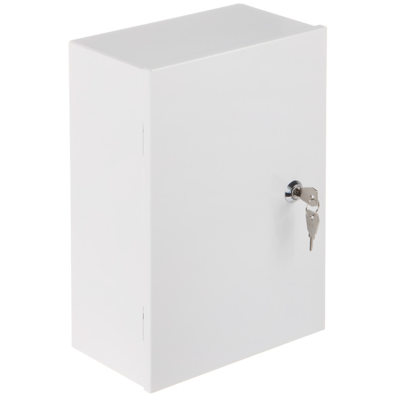 表面安装金属外壳带木质安装板白色CCTV报警安装箱200x300x120mm STALFLEX E-MB-TPR2-MP-W
