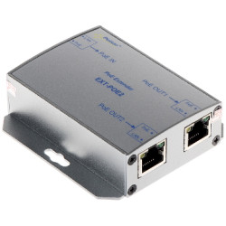Επέκταση PoE 1 είσοδος 2 έξοδοι εμβέλεια 200m IEEE 802.3af/at Fast Ethernet μεταλλικό περίβλημα PULSAR EXT-POE2