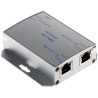 PoE Extender 1 input 2 outputs 200m range IEEE 802.3af/at Fast Ethernet metal housing PULSAR EXT-POE2