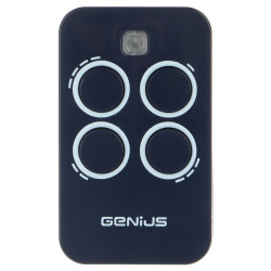 Alat kawalan jauh empat saluran untuk pintu automatik 433.92MHz Rolling Code FAAC pemancar radio kunci fob julat 200m GENIUS GEN