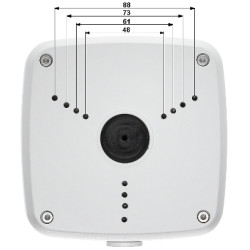 Väggfäste monteringsbox för IP-kameror utomhus aluminium vit distans kopplingsbox CCTV DAHUA PFA122-V2