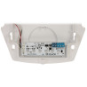 Sirena de alarma exterior óptico-acústica roja de policarbonato 105dB antimanipulación TELMOR TSZ-4D