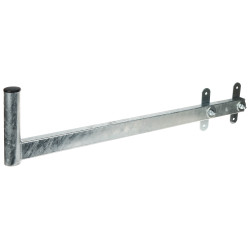 Hot-dip galvanized steel side wall mount for antenna mast 89cm wall boom DELTA UML-43H85