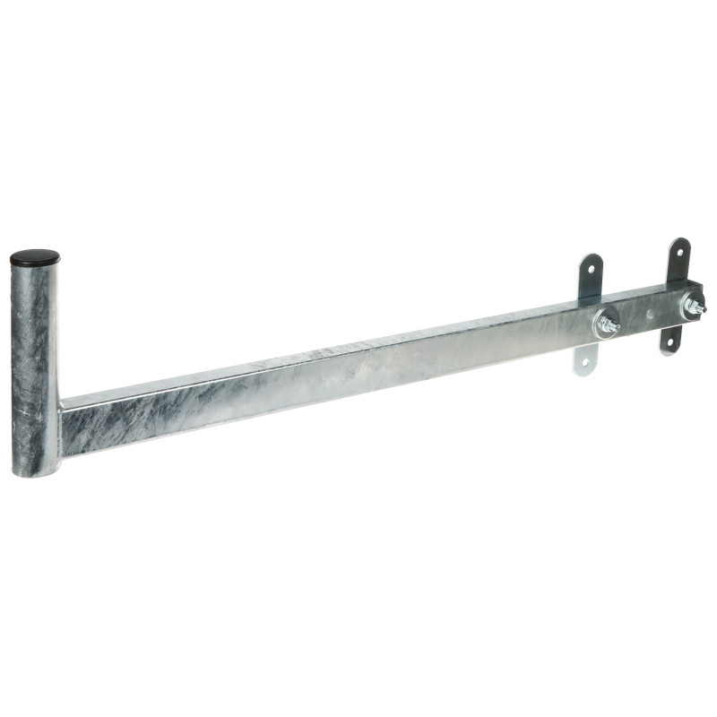 Seitliche Mauerhalterung aus feuerverzinktem Stahl für Antennenmast 89cm Wandausleger DELTA UML-43H85