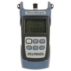 OPM-XK30A Optical Power Meter Fiber Optic Tester InGaAs 850-1650nm LCD ST Precision Delta Fiber OPM-XK30A