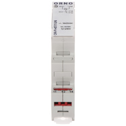Модулно електромагнитно реле за DIN шина 12-230V AC/DC 16A NO/NC Галванична изолация LED индикация ORNO OR-PI-457/1/UNI