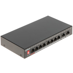 8-портов PoE комутатор 10/100/1000 Mbps с Hi-PoE и PoE Watchdog DAHUA PFS3010-8ET-96-V2