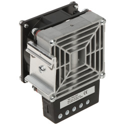 Šildymo ventiliatorius valdymo spintoms RACK DIN 150W puslaidininkinis šildytuvas su ventiliatoriumi Delta HVL-031-150W