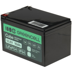 Litij-železov-fosfatna baterija LiFePO4 12.8V 10Ah Green Cell 12.8V/10AH/LIFEPO4-GC