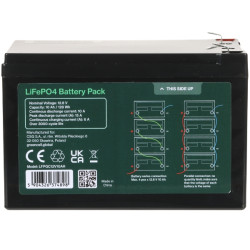 Liitium-raudfosfaataku LiFePO4 12.8V 10Ah Green Cell 12.8V/10AH/LIFEPO4-GC