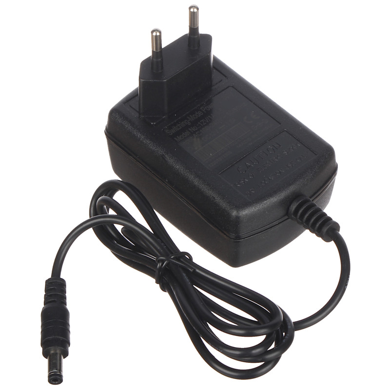 Fonte de alimentação comutada 12V 1A 12W plug-in 5.5/2.1mm  12V/1A/5.5*P100