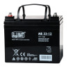 แบตเตอรี่ AGM 12V 33Ah VRLA แบบไม่ต้องบำรุงรักษาสำหรับระบบสำรองไฟ megaBAT 12V/33AH-MB
