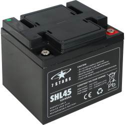 AGM akumulators 12V 45Ah VRLA bezapkopes avārijas barošanas sistēmām 7STARS 12V/45AH-7STARS