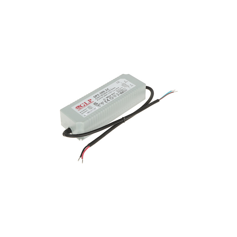 Zasilacz impulsowy 24V 8.3A hermetyczny IP67 200W GLP 24V/8.3A/GPV