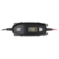 用于AGM、胶体和铅酸电池的6V/12V智能电池充电器带LCD显示屏 Green Cell ACAGM07-GC