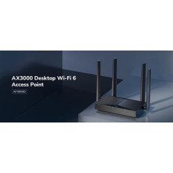 Wi-Fi 6 2.4 GHz, 5 GHz 574 Mb/s + 2402 Mb/s dostopovna točka CUDY AP3000D