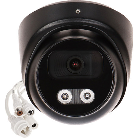 8 MP IP-Kamera 2.8 mm mit IR-Strahler, PoE, H.265+, Intelligente Bildanalyse, Schwarz APTI APTI-AI803V2-28W-BLACK