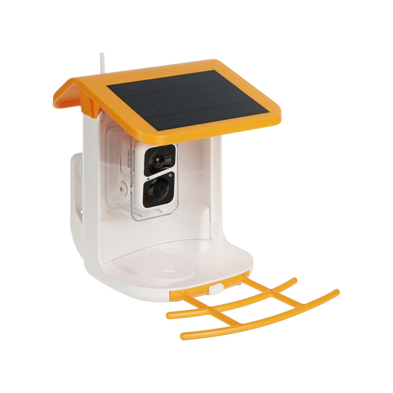 Comedouro para pássaros com câmara Wi-Fi, sensor PIR, alimentação solar e reconhecimento de espécies APTI APTI-W31BF1-VICOHOME