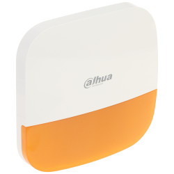Sinalizador externo sem fio óptico-acústico 868 MHz 110 dB IP65 DAHUA ARA13-W2(868)(YELLOW