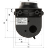 1080p 2.8 mm 移动式 IP 摄像机 AUTONE ATE-CAM-IPC765