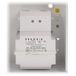 Carcasa para placas de centrales de alarma con fuente de alimentación de 50VA PULSAR AWO-256