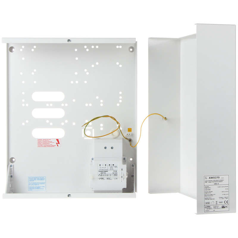 Alarm control panel enclosure with 75VA transformer Pulsar AWO-270