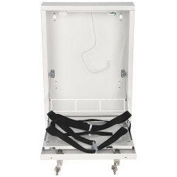 Ocelový kryt pro rekordér 430 x 320 x 80 mm se zámkem PULSAR AWO-528W