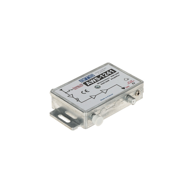 Antenos stiprintuvas AWS-1241 1 įėjimas 1 išėjimas 28/31dB AMS AWS-1241