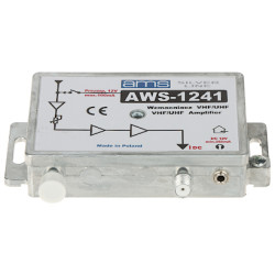 Amplificateur d'antenne AWS-1241 1 entrée 1 sortie 28/31dB AMS AWS-1241