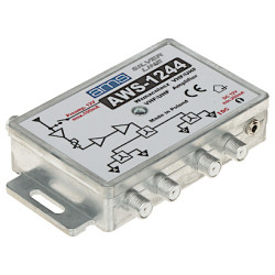 Абонатен антенен усилвател 1 вход 4 изхода 87-790 MHz AMS AWS-1244